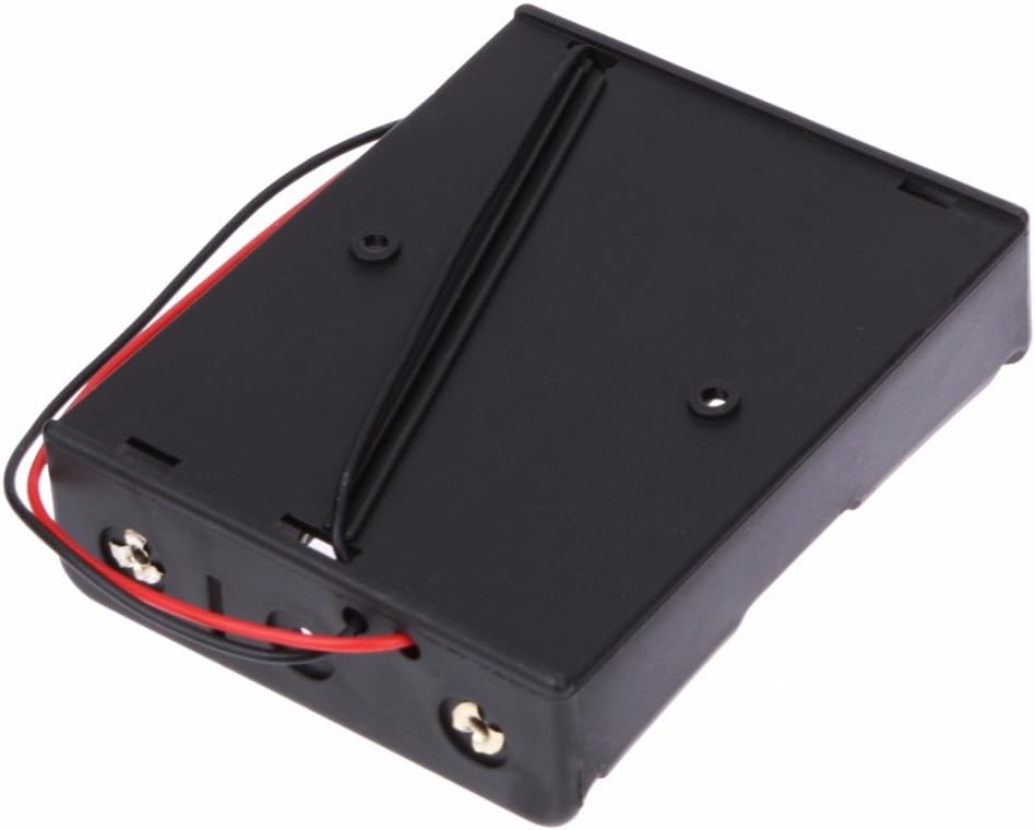 3 x 18650 Battery Holder with Wire Leads | Durable Plastic Case for DIY Battery Packs