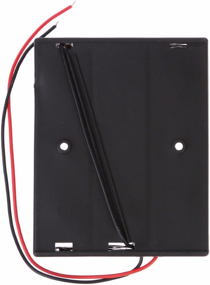 3 x 18650 Battery Holder with Wire Leads | Durable Plastic Case for DIY Battery Packs