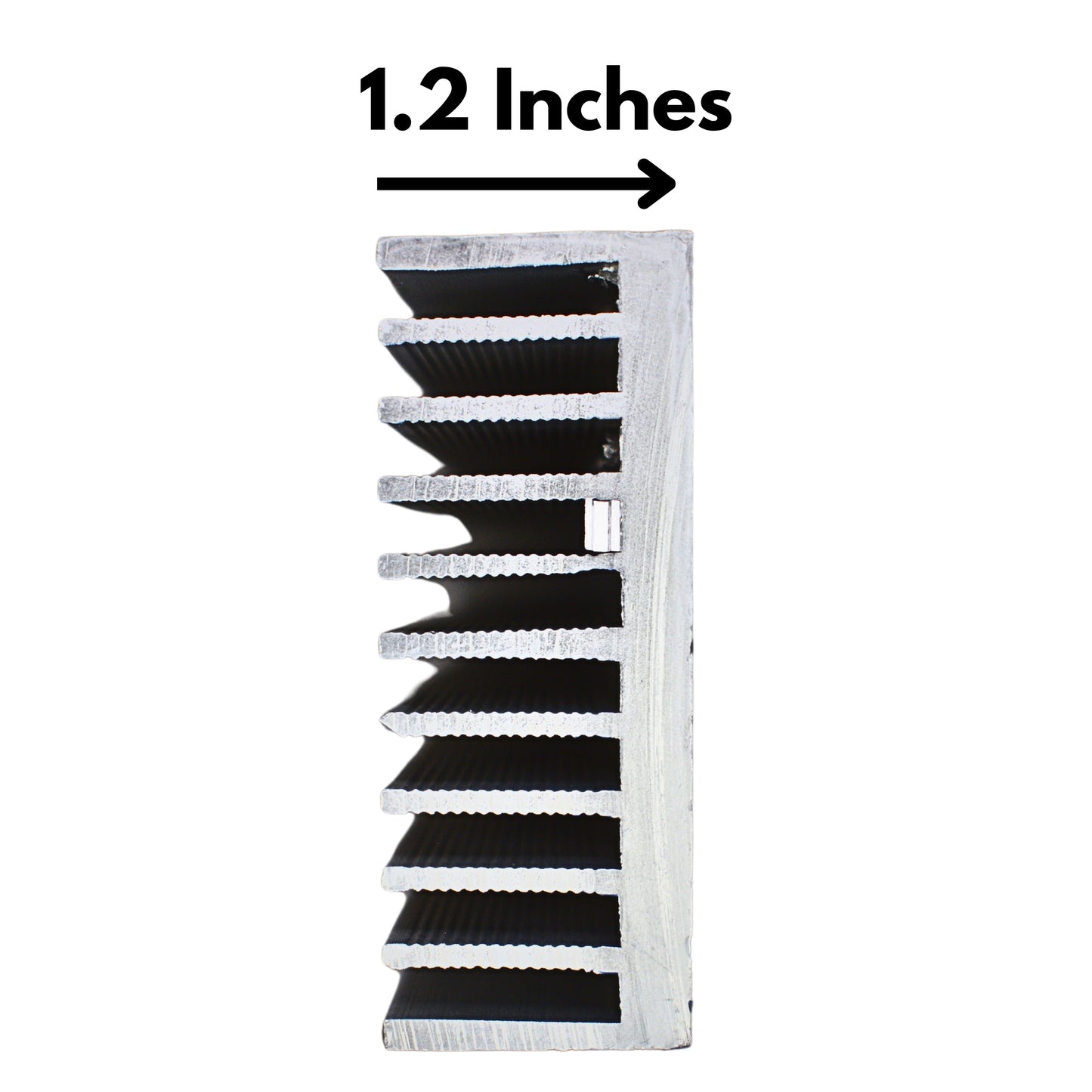 Pure Aluminium Heat Sink – 5" x 1.2" x 3" | High-Performance Cooling