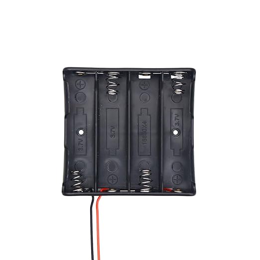 4 x 18650 Battery Holder | Secure Battery Case for DIY Power Packs