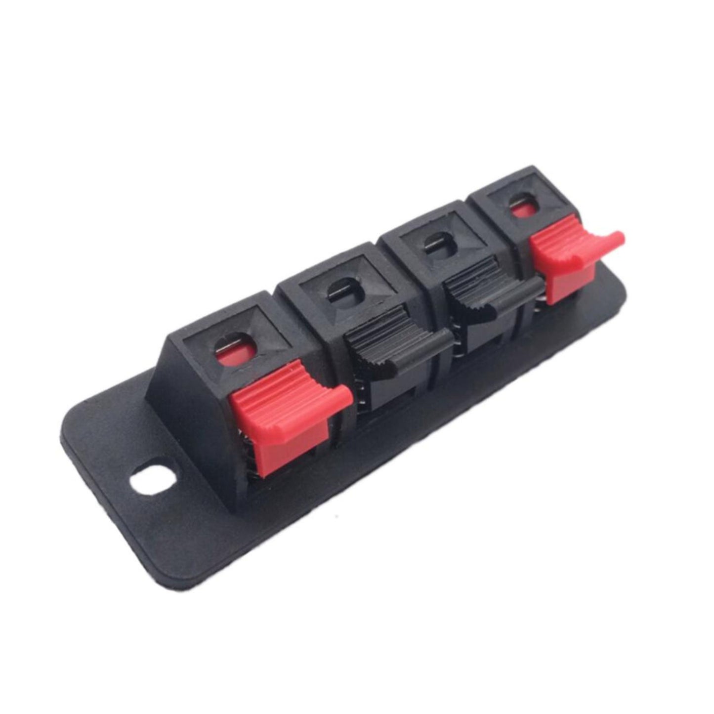 4-Way Spring-Loaded Speaker Terminal Connector – DIY Audio Jack for Speakers & Amplifiers