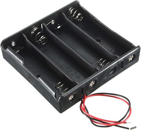 4 x 18650 Battery Holder | Secure Battery Case for DIY Power Packs