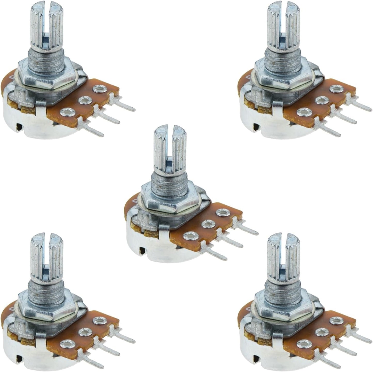 50 KΩ Mono Potentiometer – Linear Taper Rotary Variable Resistor (B50K) for Audio & DIY Electronics