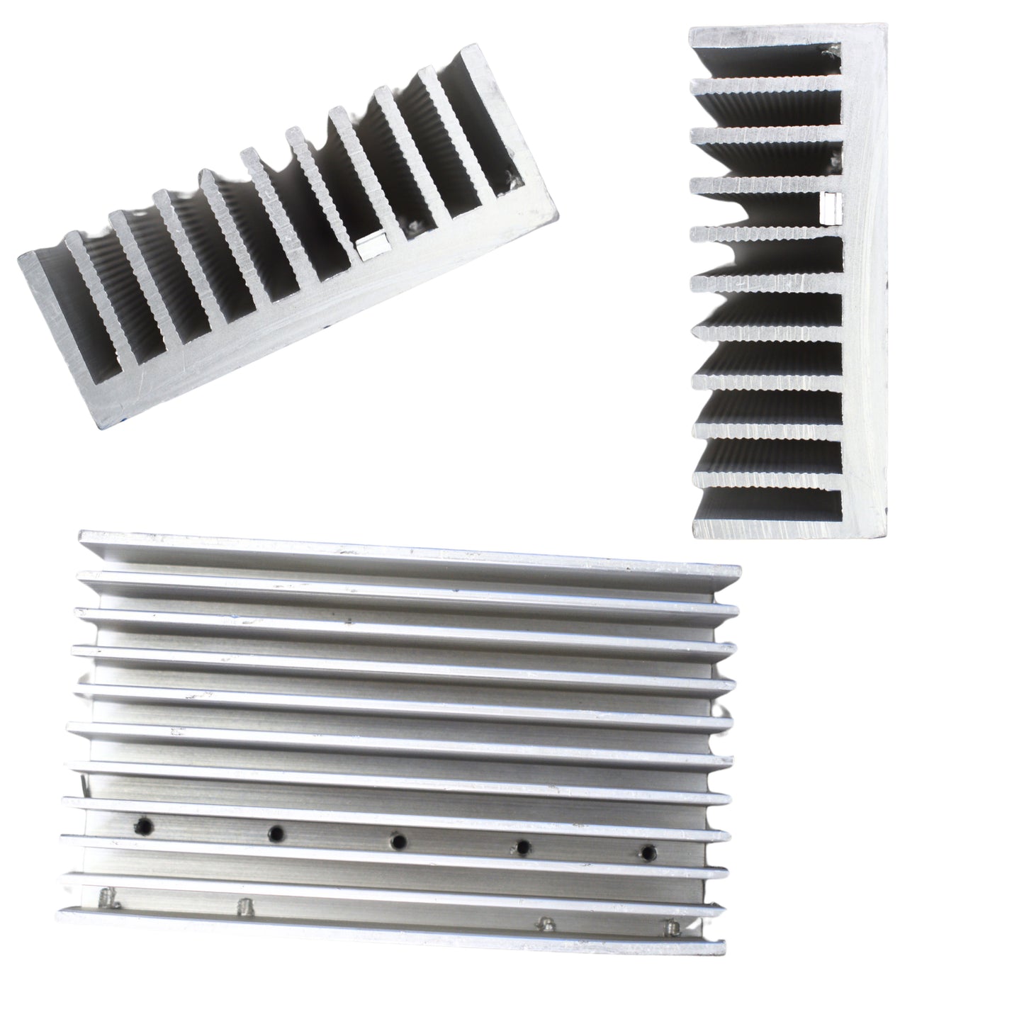 Pure Aluminium Heat Sink – 5" x 1.2" x 3" | High-Performance Cooling