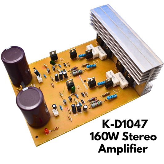 KD1047 Stereo Audio Amplifier – 160W RMS Crystal Clear Sound with High Bass
