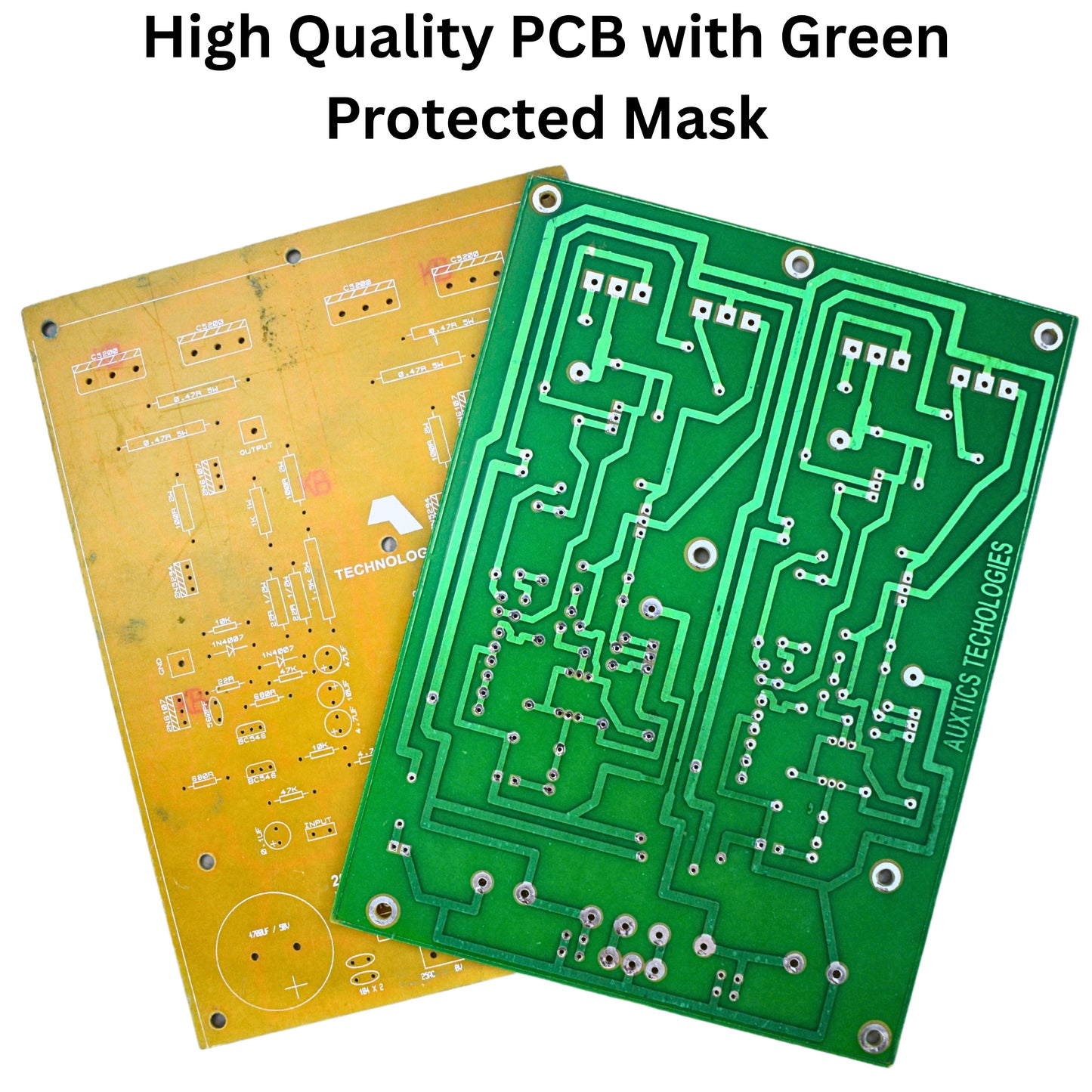 200W Amplifier PCB + Matching Bass Tone Preamp PCB (DIY)