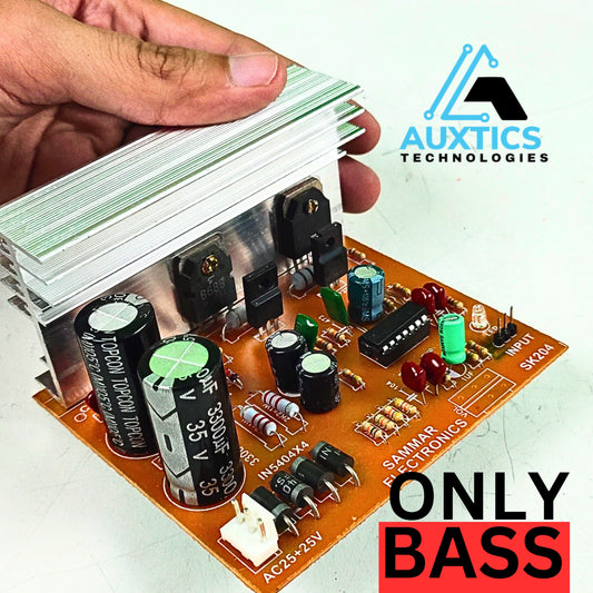 🔊 LM324N-Based Subwoofer Powered Amplifier Circuit