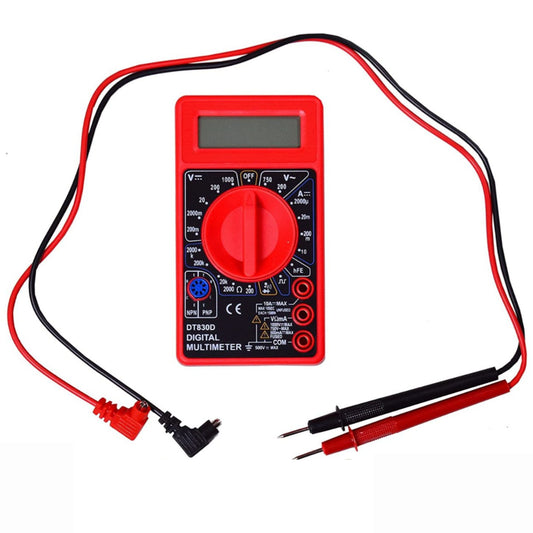 DT830D Digital Multimeter – AC/DC Voltage, Current, Resistance & Diode Tester for DIY & Lab