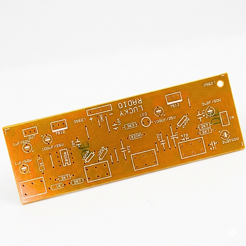 4558 Bass Tone Control Circuit DIY PCB – Premium Audio Preamp Board