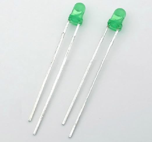 Assorted 5 mm LEDs – 10‑Pack Each of Red, Green, Blue, Orange & Yellow (50 LED Bundle)