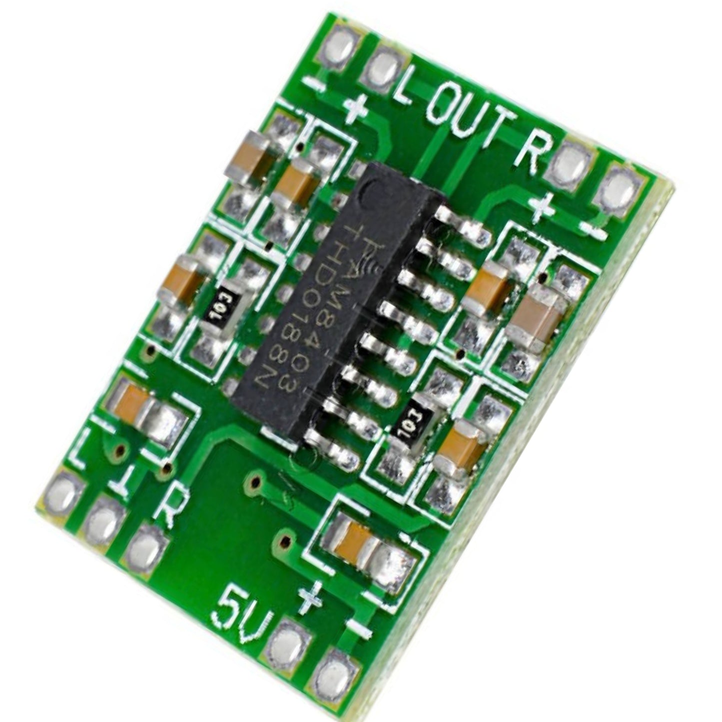PAM8403 Mini Stereo Amplifier Module – 5 V Class‑D 2 × 3 W Audio Board for DIY Speakers