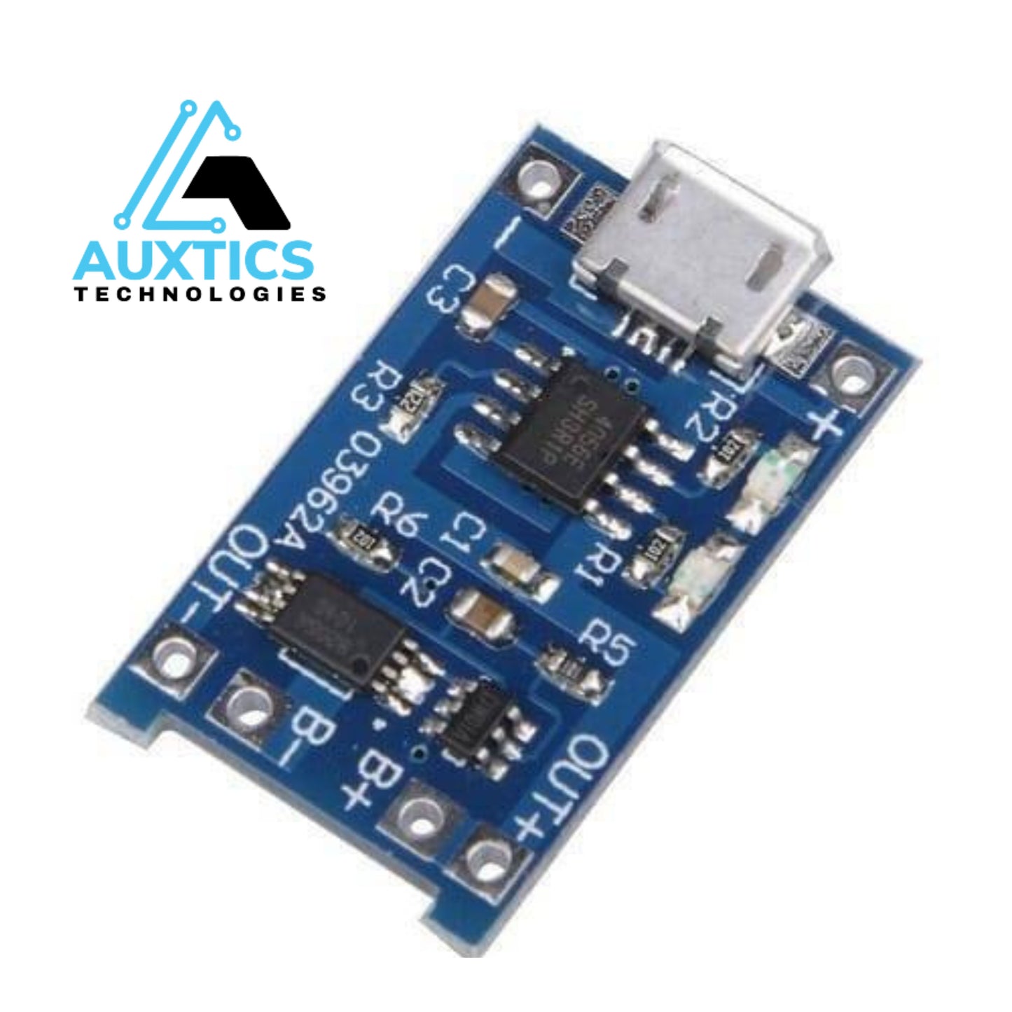 TP4056 Lithium‑Ion Battery Charger Module – 5 V Micro‑USB & USB‑C, 1 A with Protection