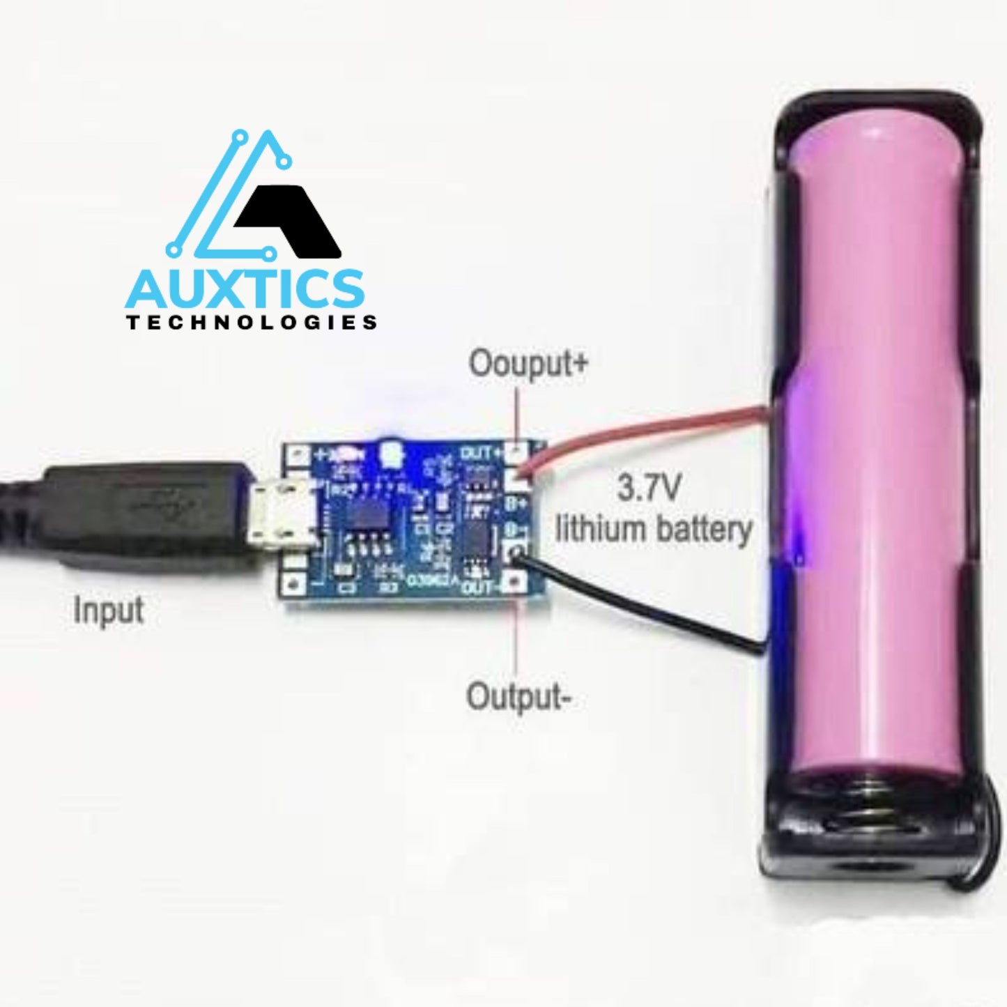 TP4056 Lithium‑Ion Battery Charger Module – 5 V Micro‑USB & USB‑C, 1 A with Protection