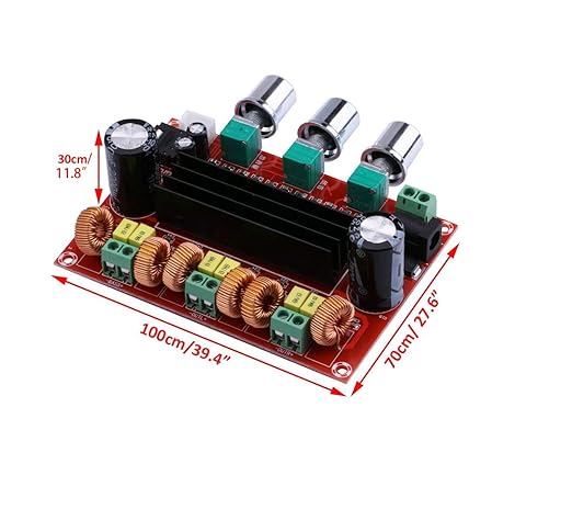 TPA3116 Class D 2.1 Subwoofer Amplifier Board | 100W+50Wx2 Audio Amp Module