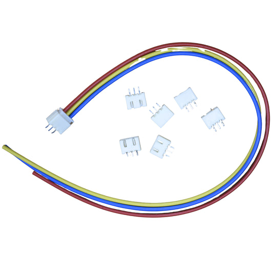 3-Pin JST XH 2.54mm Connector – Male & Female Plug with 30cm Wire Cable