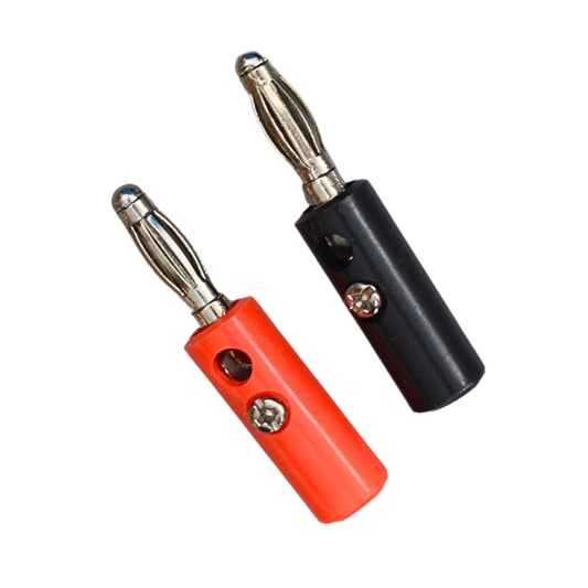 Premium Banana Clip Connector Pair ā 4mm (1 Red + 1 Black)