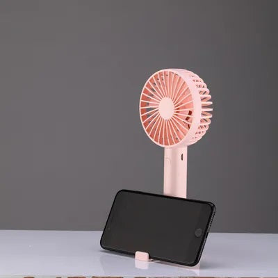 Rechargeable Hand‑Held Fan with 18650 Battery – Portable USB Personal Cooler, 3‑Speed