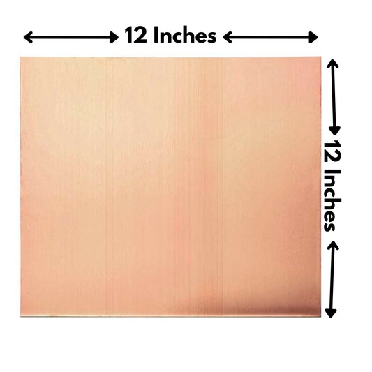 12x12 Inch Copper Clad Board – Single-Sided PCB Board for DIY Circuit Making