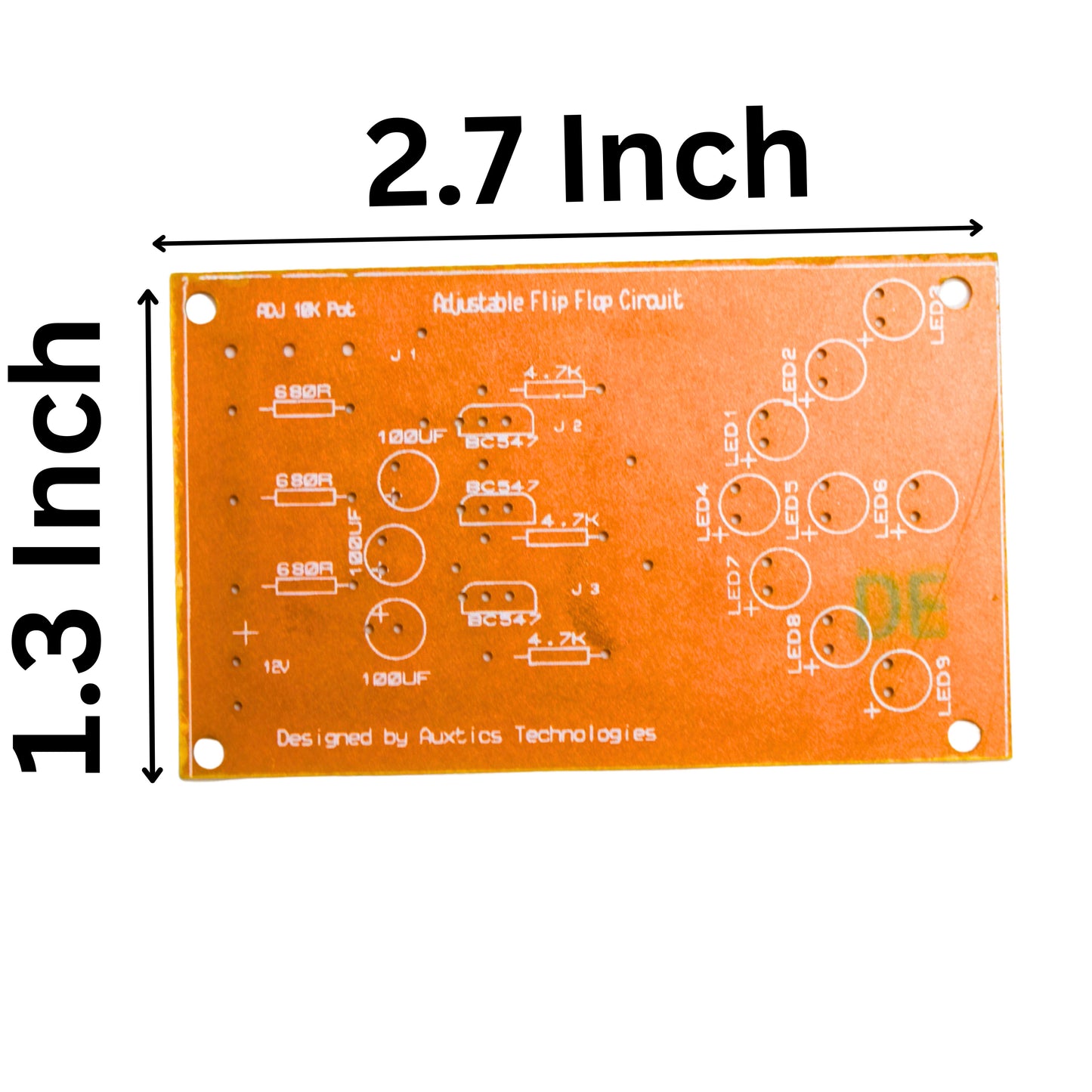 Adjustable Flip Flop Circuit – Premium DIY Electronic Module by Auxtics Technologies | Made in Pakistan