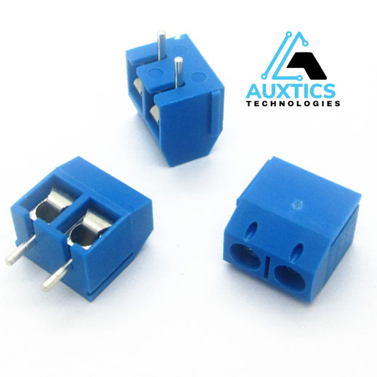 2‑Pin Screw Terminal Block Connector | PCB Mount Pluggable Power Connector