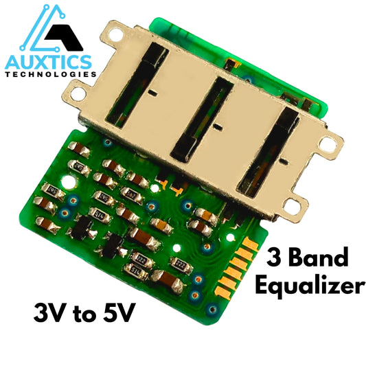 3-Band Equalizer Module – Made in Japan | Bass, Mid & Treble Control | 3V–5V DC