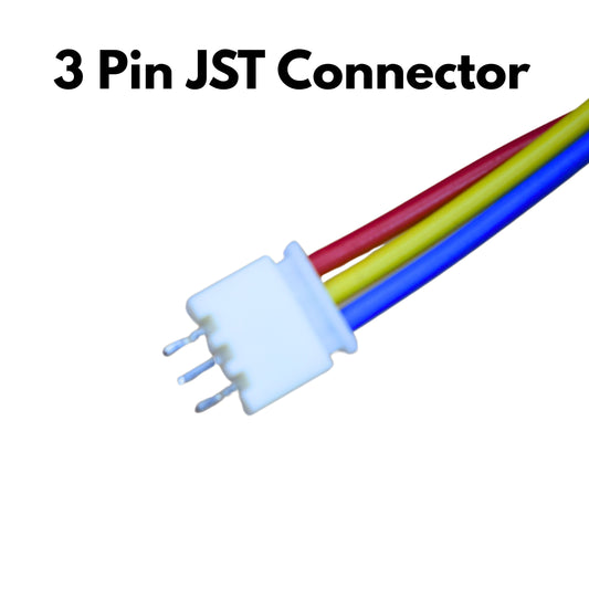 3-Pin JST XH 2.54mm Connector – Male & Female Plug with 30cm Wire Cable
