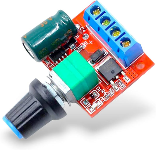 HW-687 5A Mini DC Motor PWM Speed Controller | Compact DC Dimmer Module