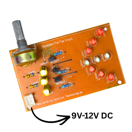 Adjustable Flip Flop Circuit – Premium DIY Electronic Module by Auxtics Technologies | Made in Pakistan