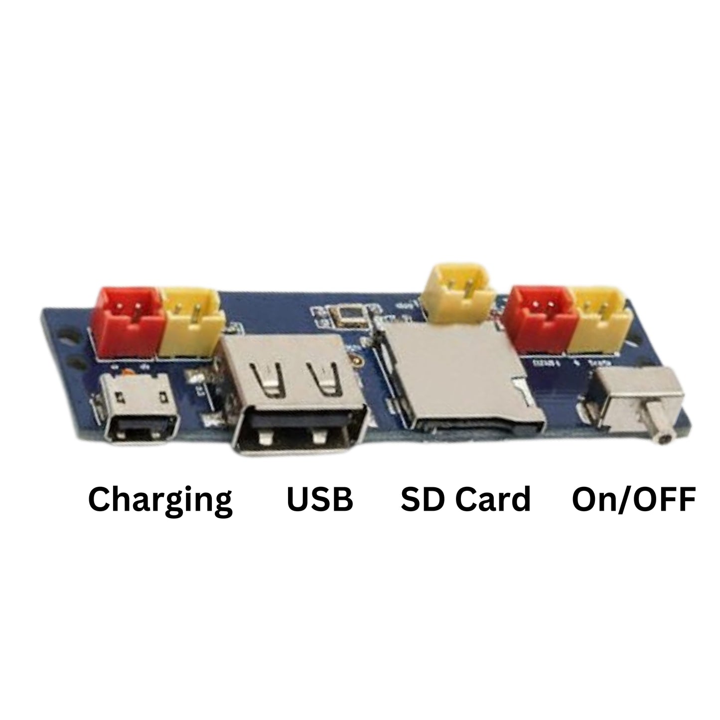 Stereo Bluetooth Speaker Module with Hi-Fi Sound, Solar Charging & Torch