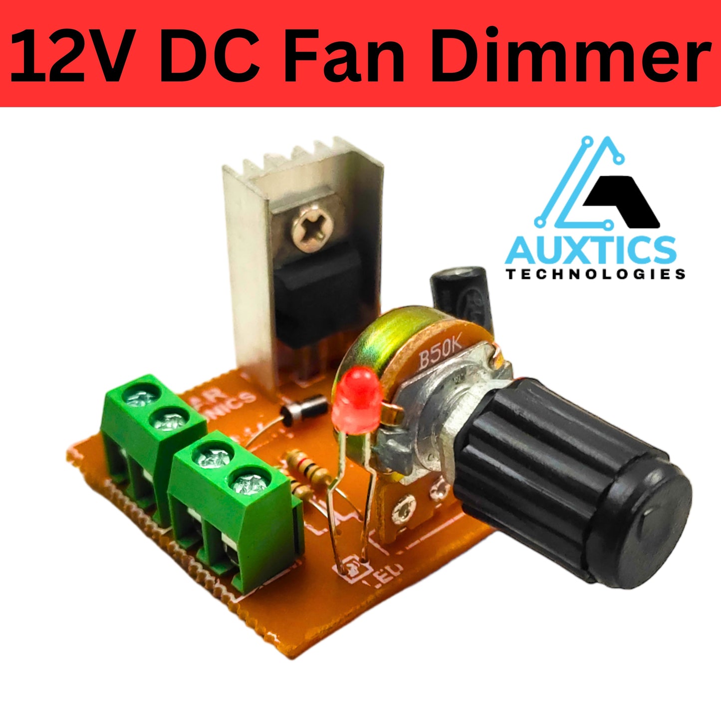 🌬️ 5A DC Fan Dimmer – Ideal for Baleno Motors & Room Coolers