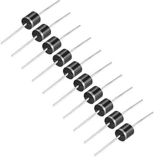 10 A Power Diodes – Pack of 10 pcs | 10 Amp Rectifier Diode Set for DIY & Repairs