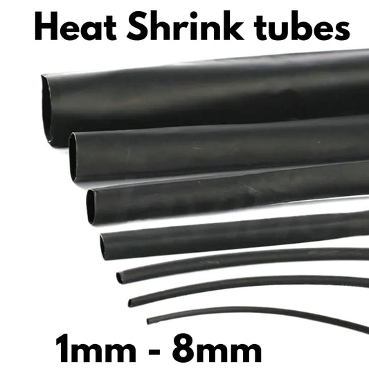 Heat Shrink Tubing Assorted Collection (1mm – 8mm, 1M Each)
