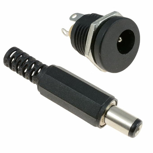 Male & Female DC Power Jack Connector Pair