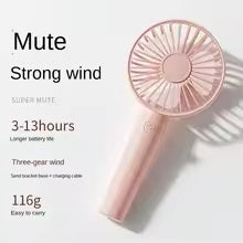 Rechargeable Hand‑Held Fan with 18650 Battery – Portable USB Personal Cooler, 3‑Speed