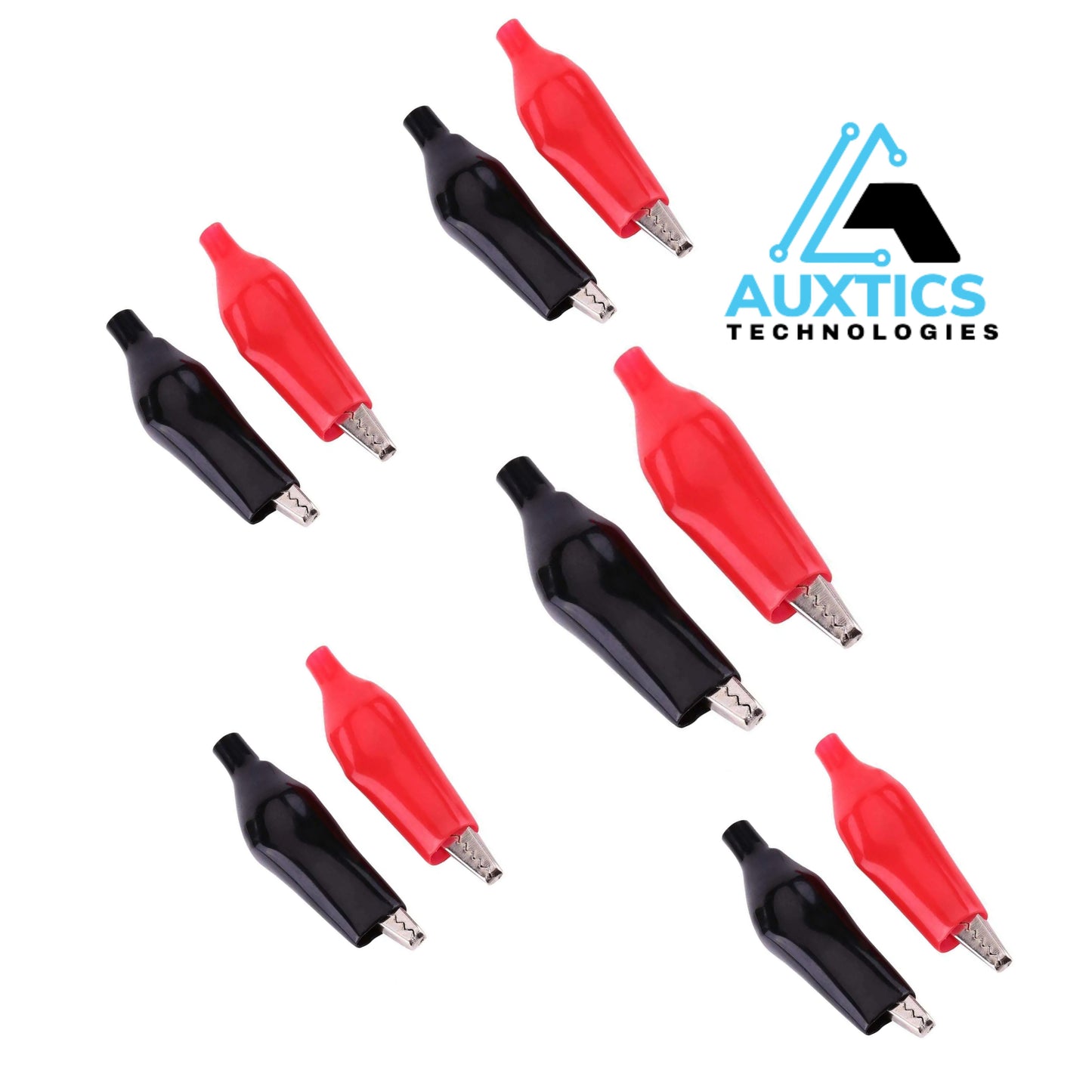 Crocodile Clips – Alligator Test Clips for Electronics, DIY & Lab Use (Pair)