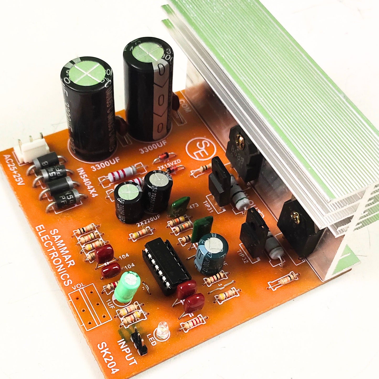 🔊 LM324N-Based Subwoofer Powered Amplifier Circuit
