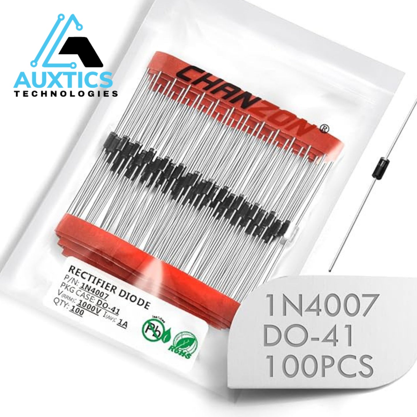 1N4007 Rectifier Diode – 1A 1000V General Purpose Diode for Power Circuits