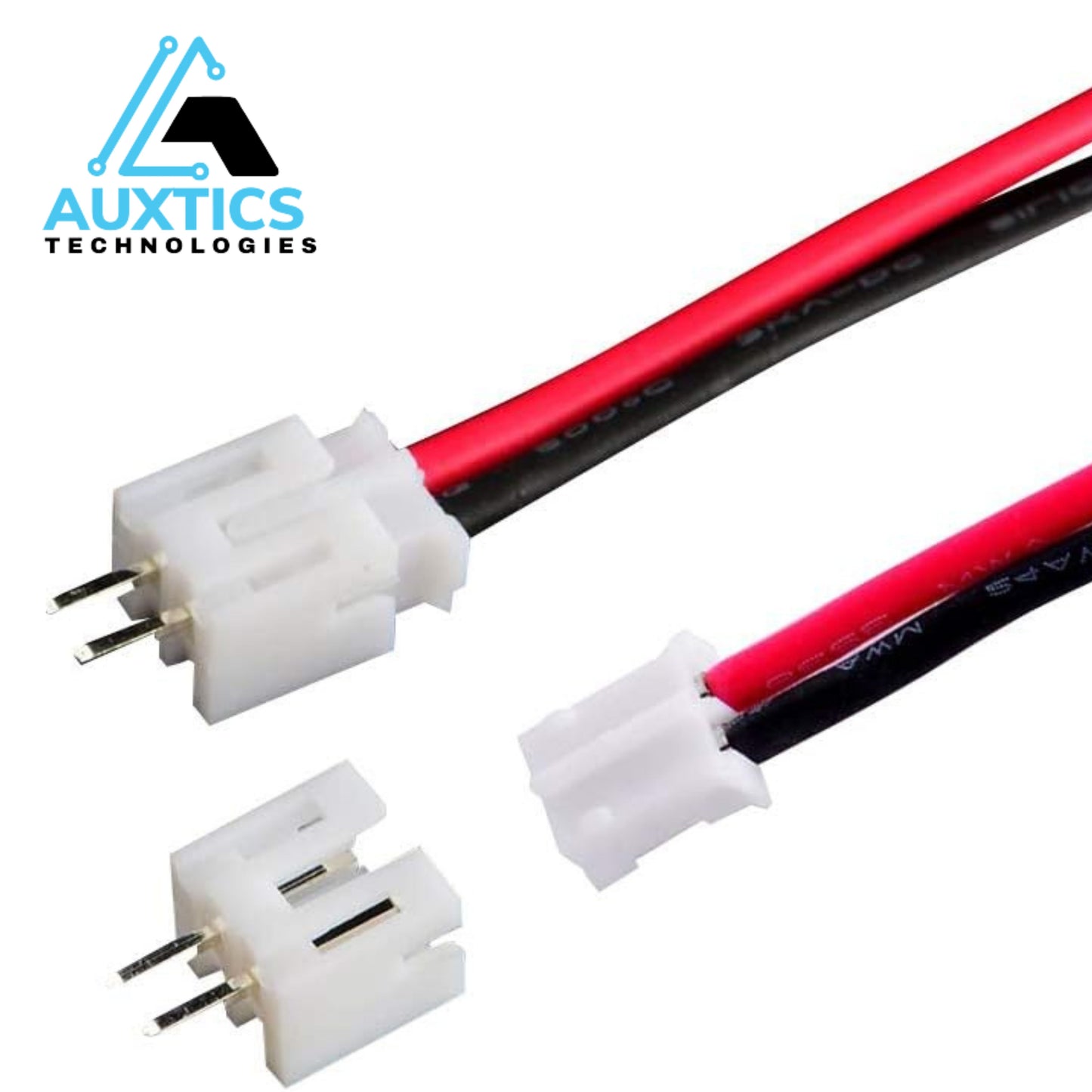 2-Pin JST Connector – XH 2.54mm Pitch Male & Female Plug with 30cm Cable