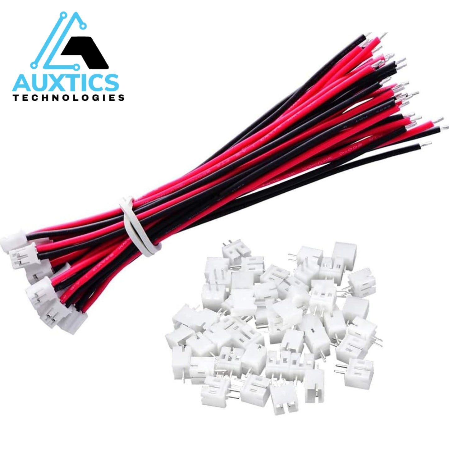 2-Pin JST Connector – XH 2.54mm Pitch Male & Female Plug with 30cm Cable