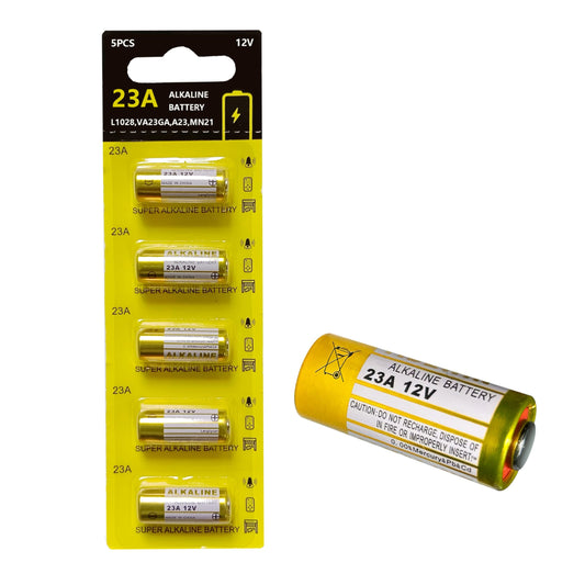 12V 23A Alkaline Battery – High Power Cell for Remote Controls, Doorbells & Car Alarms